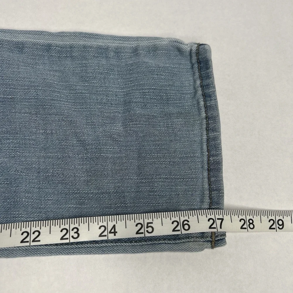 Children's Place Stretch Straight Leg Light Wash Denim Jeans Size 14 Adjustable‎